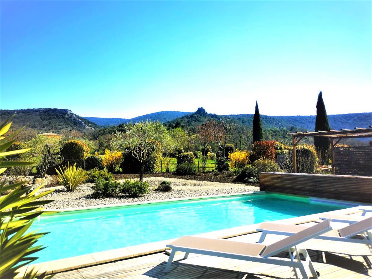 Roulotte De La Villa Font Vive - Tout Equipee, Tout Confort, Situation Ideale Sud Ardeche グロスピエール エクステリア 写真
